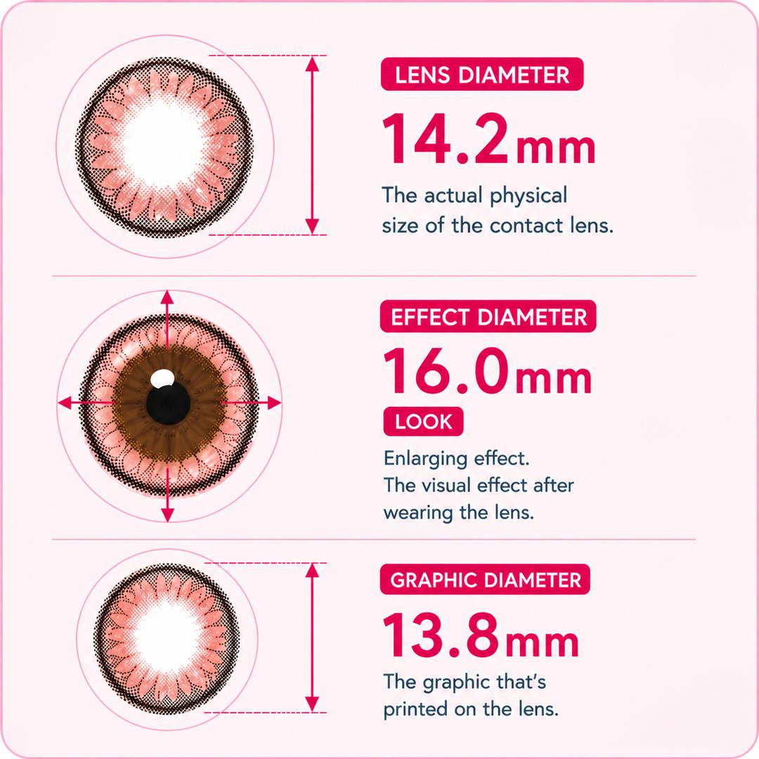 Cloud Brown-Givre Monthly Color Con 2pcs (Eff Dia:16mm)