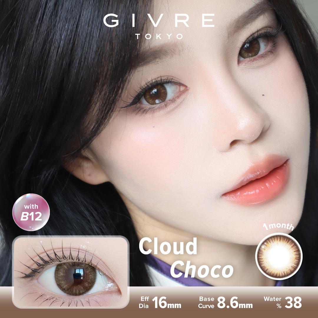 Cloud Choco-Givre Monthly Color Con 2pcs (Eff Dia:15mm)