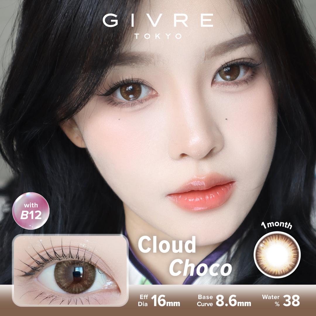 Cloud Choco-Givre Monthly Color Con 2pcs (Eff Dia:15mm)