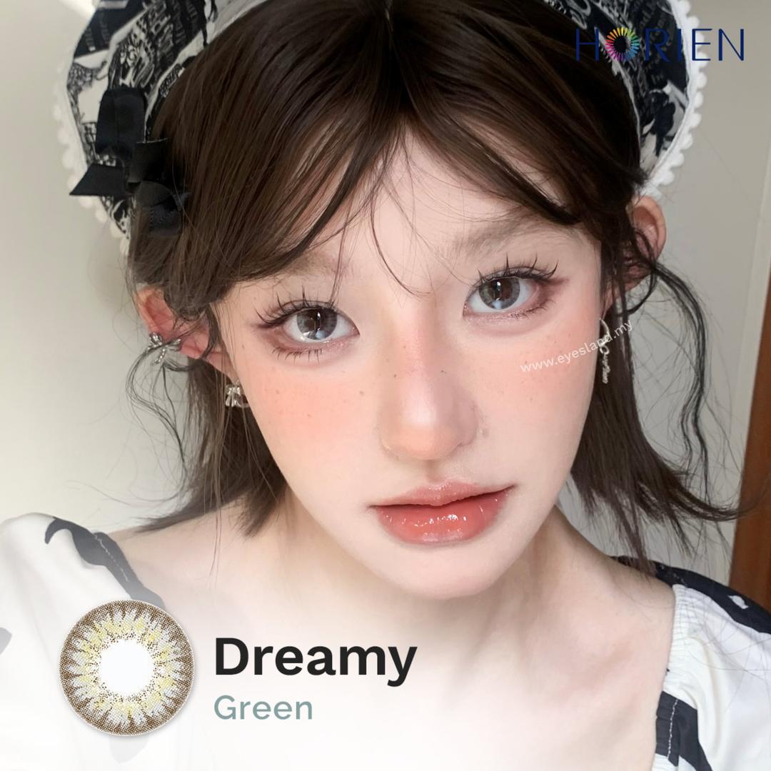 Dreamy Green-Eye Secret 38% Monthly Color Lens 2pcs (Eff dia:14.5mm)