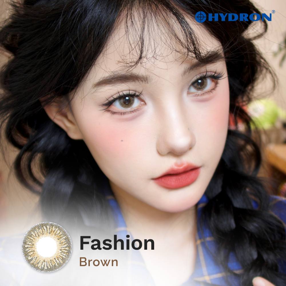 Fashion Brown-Star Shine 1 Day Color Contact Lenses 10pcs (Eff dia:14.5mm)
