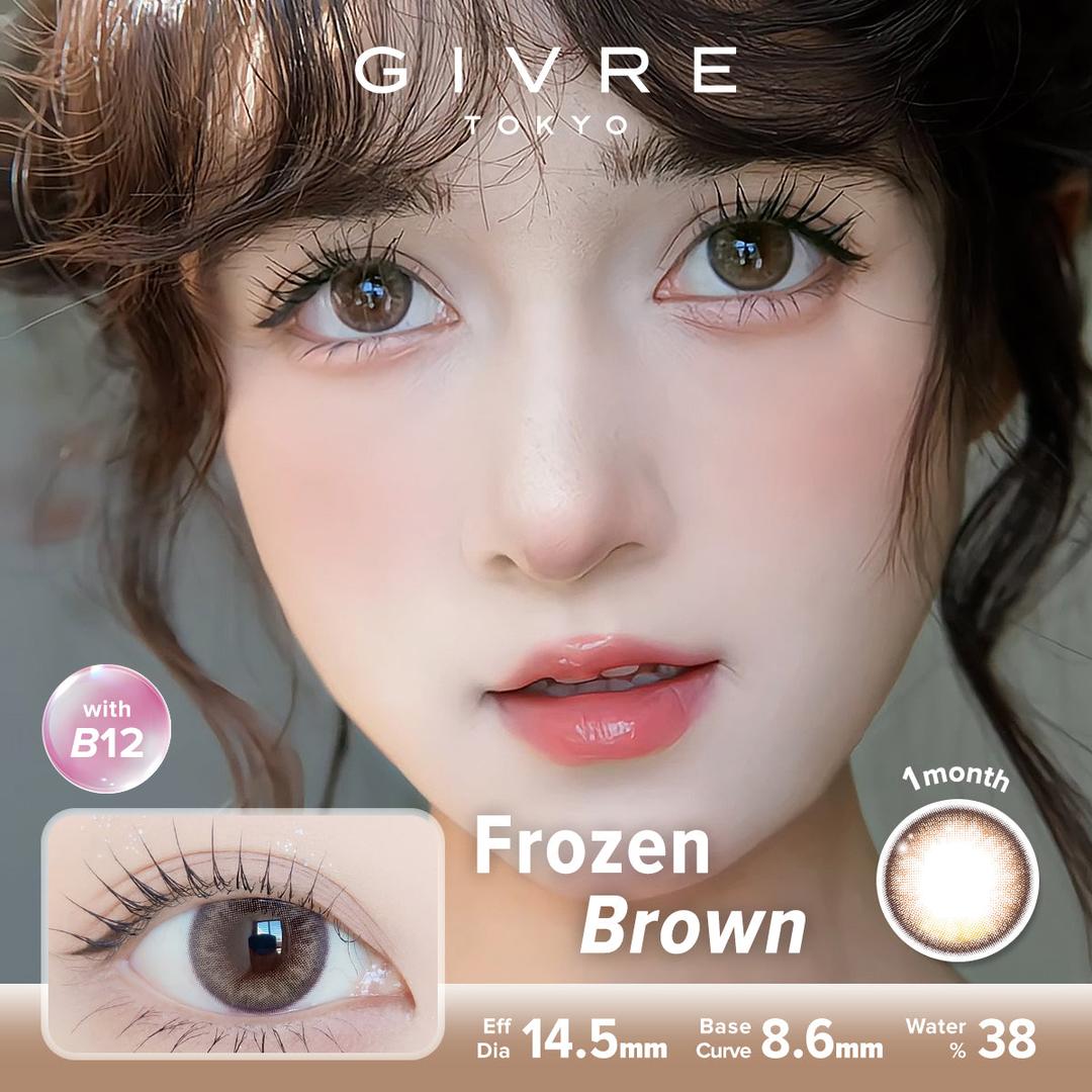 Frozen Brown-Givre Monthly Color Con 2pcs (Eff Dia:14.5mm)