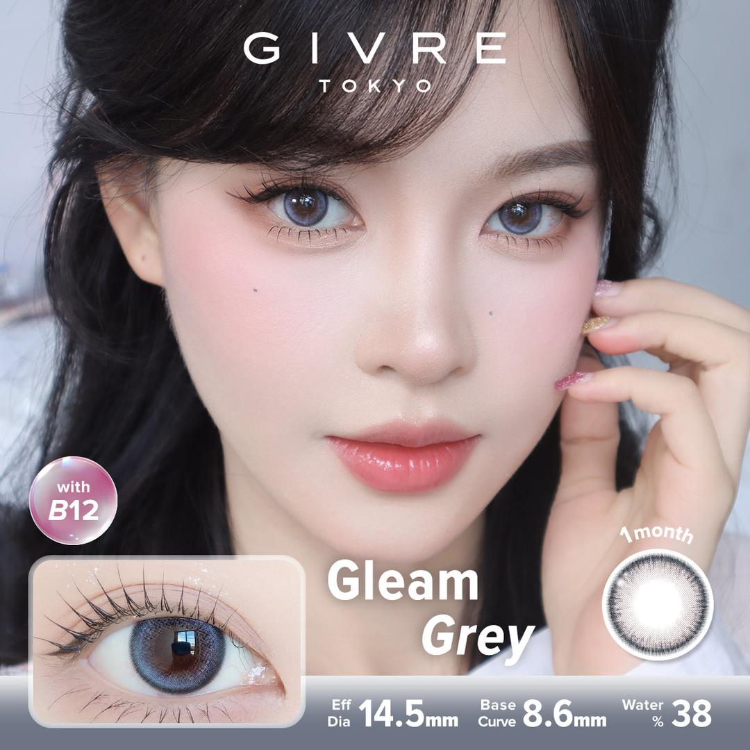 Gleam Grey-Givre Monthly Color Con 2pcs (Eff Dia:14.5mm)