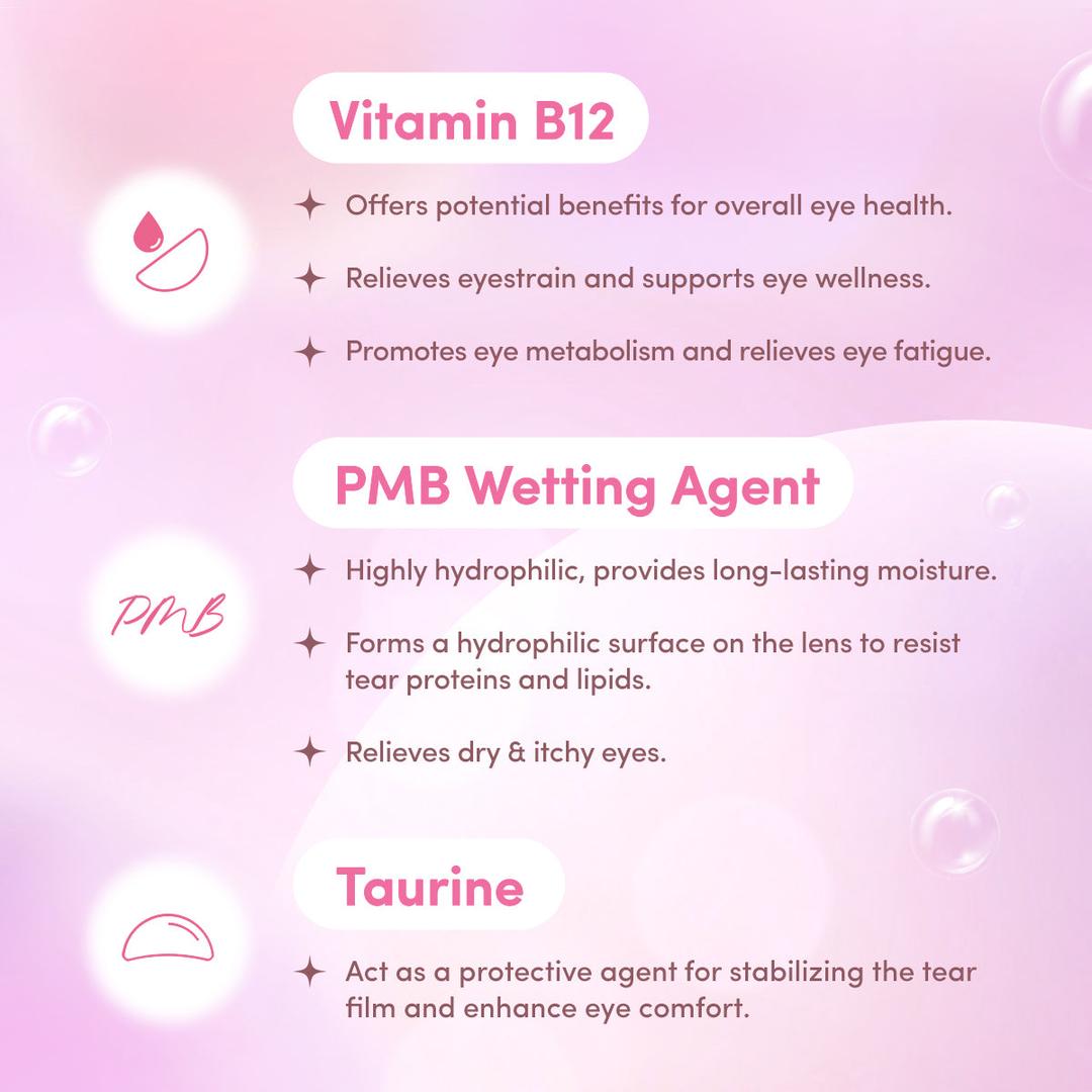 Its Choco -Mi Tesoro Monthly Color Con 2pcs (Eff dia:15mm)