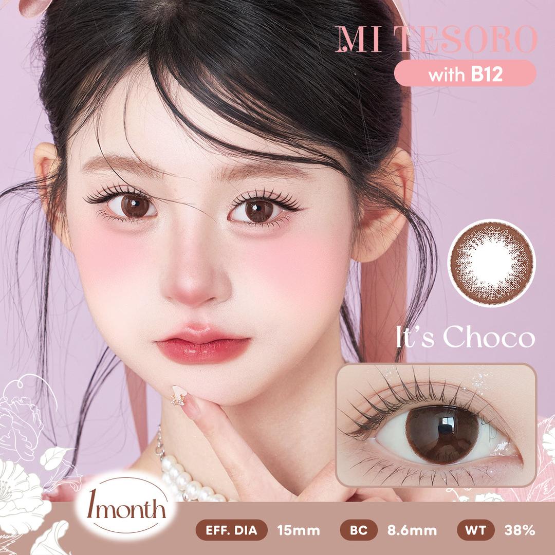 Its Choco -Mi Tesoro Monthly Color Con 2pcs (Eff dia:15mm)