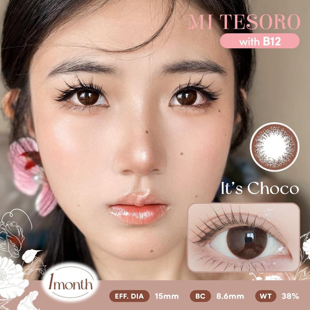 Its Choco -Mi Tesoro Monthly Color Con 2pcs (Eff dia:15mm)