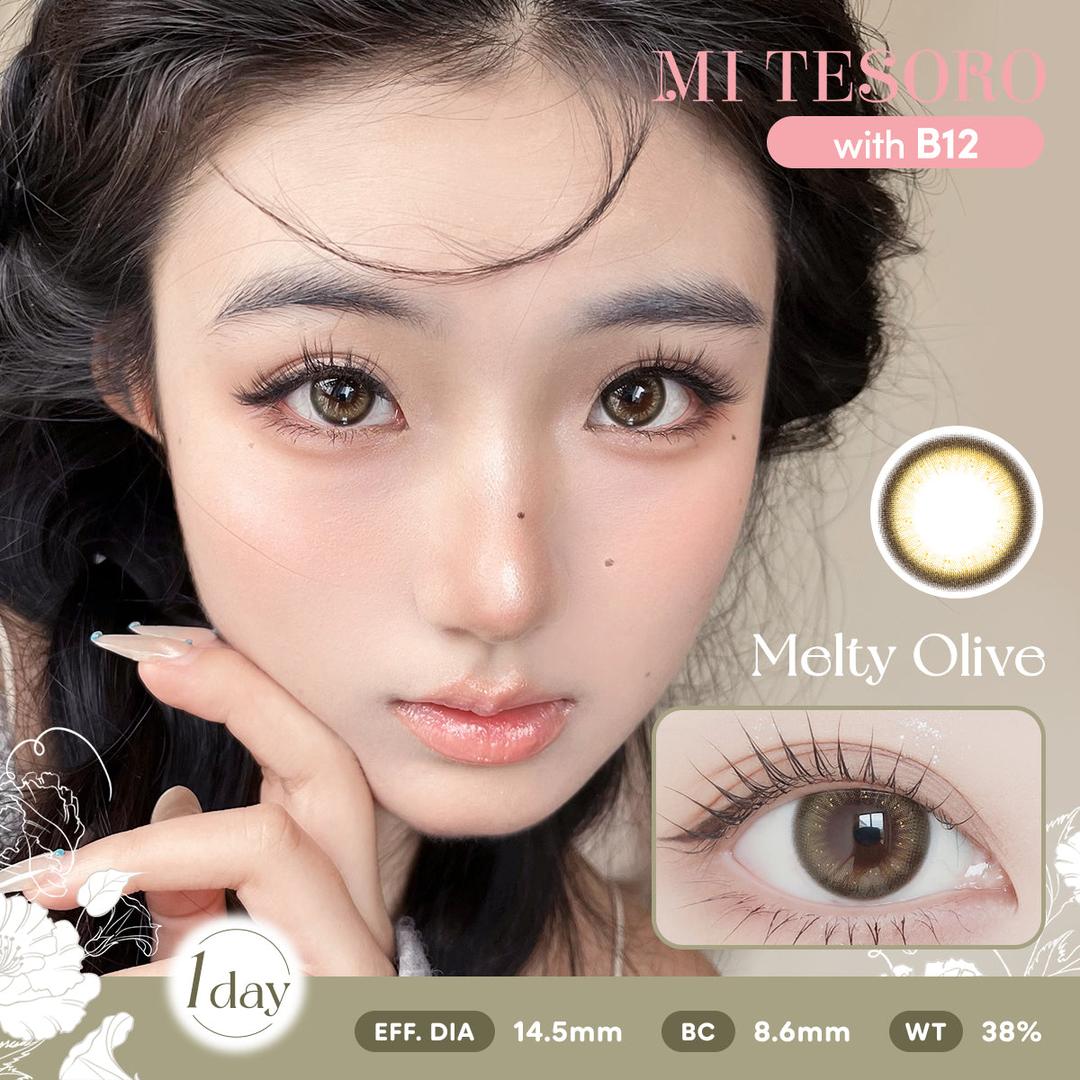 Melty Olive-Mi Tesoro 1 Day Color Con 10pcs (Eff dia:14.5mm)