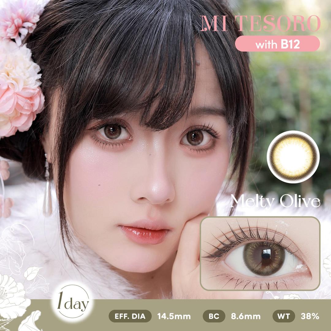 Melty Olive-Mi Tesoro 1 Day Color Con 10pcs (Eff dia:14.5mm)