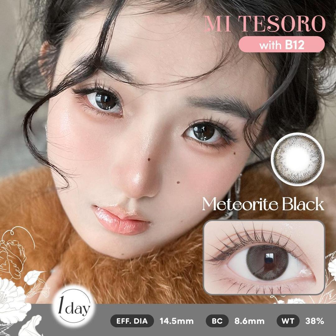(Trial Pack)Meteorite Black-Mi Tesoro 1 Day Color Con 2pcs