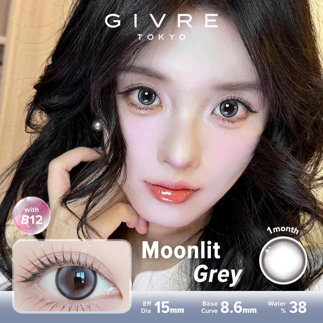 Moonlit Grey-Givre Monthly Color Con 2pcs (Eff Dia:15mm)