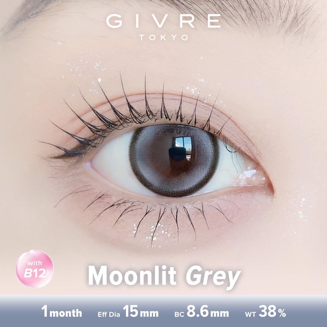 Moonlit Grey-Givre Monthly Color Con 2pcs (Eff Dia:15mm)