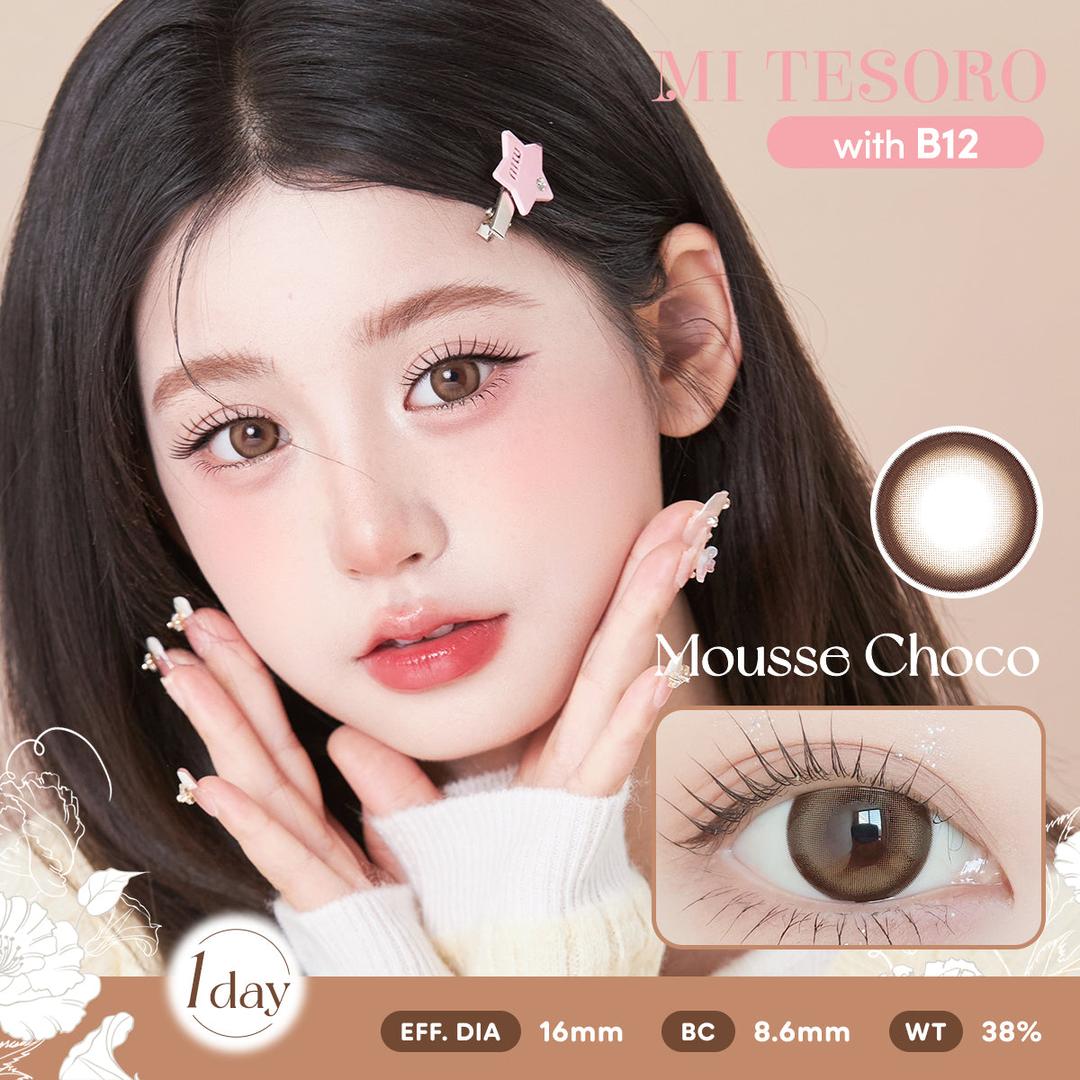 Mousse Choco-Mi Tesoro 1 Day Color Con 10pcs (Eff dia:16mm)