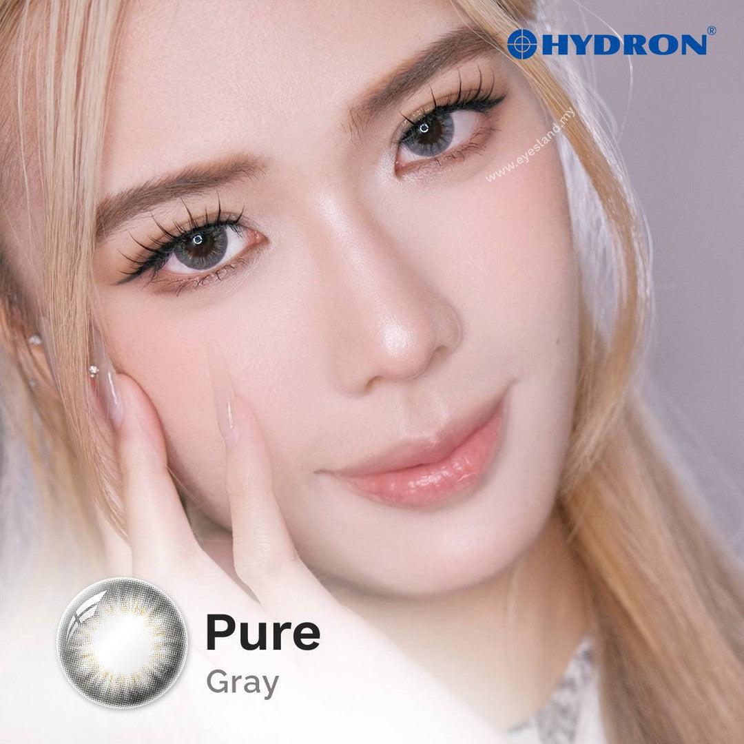 Pure Grey-Pure Plus Silicone Hydrogel 1 Day Color Contact Lens 10pcs (Eff dia:14.2mm)