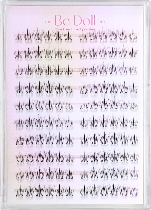 【Large size】Be Doll Glue free False Eyelashes - Style J W1 太阳花