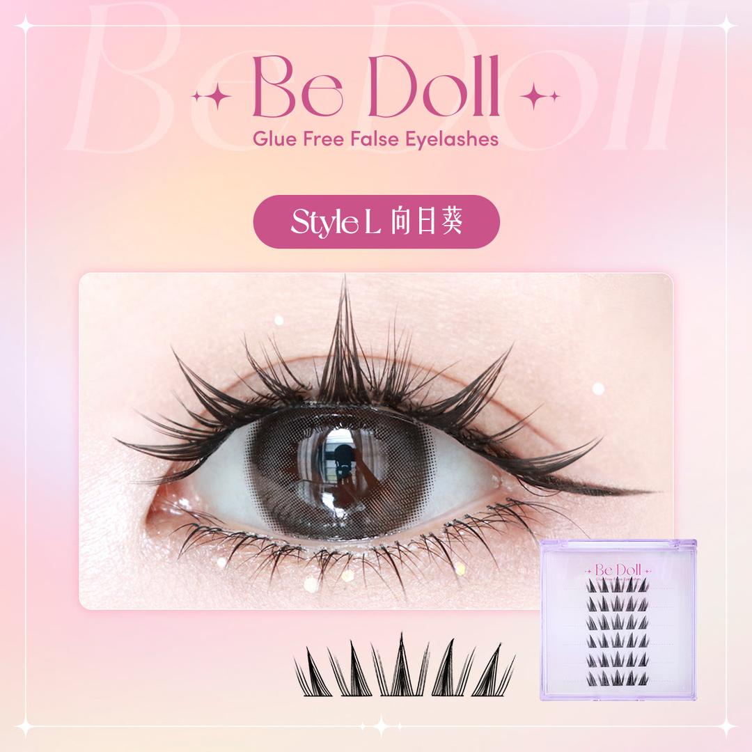 Be Doll Glue free False Eyelashes - Style M 向日葵