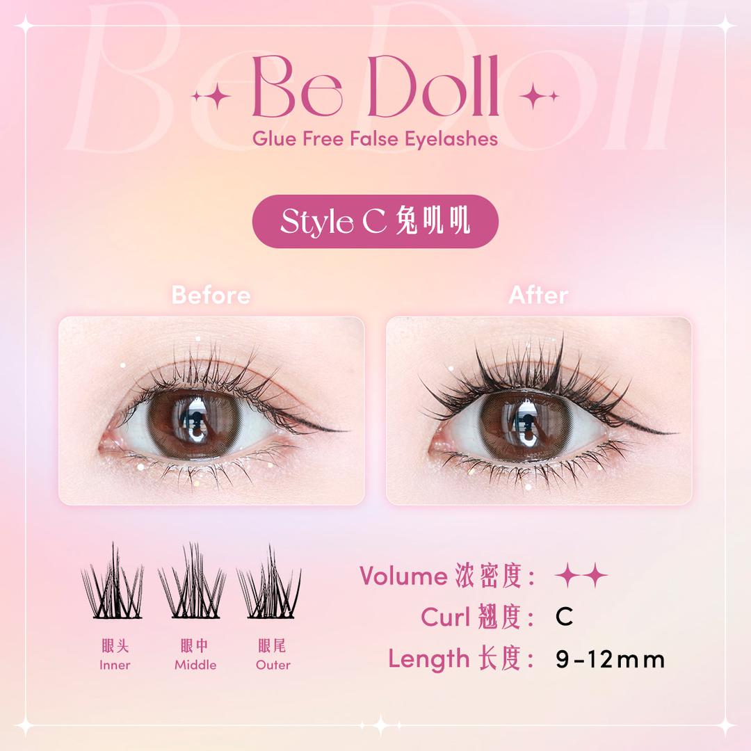 Be Doll Glue free False Eyelashes