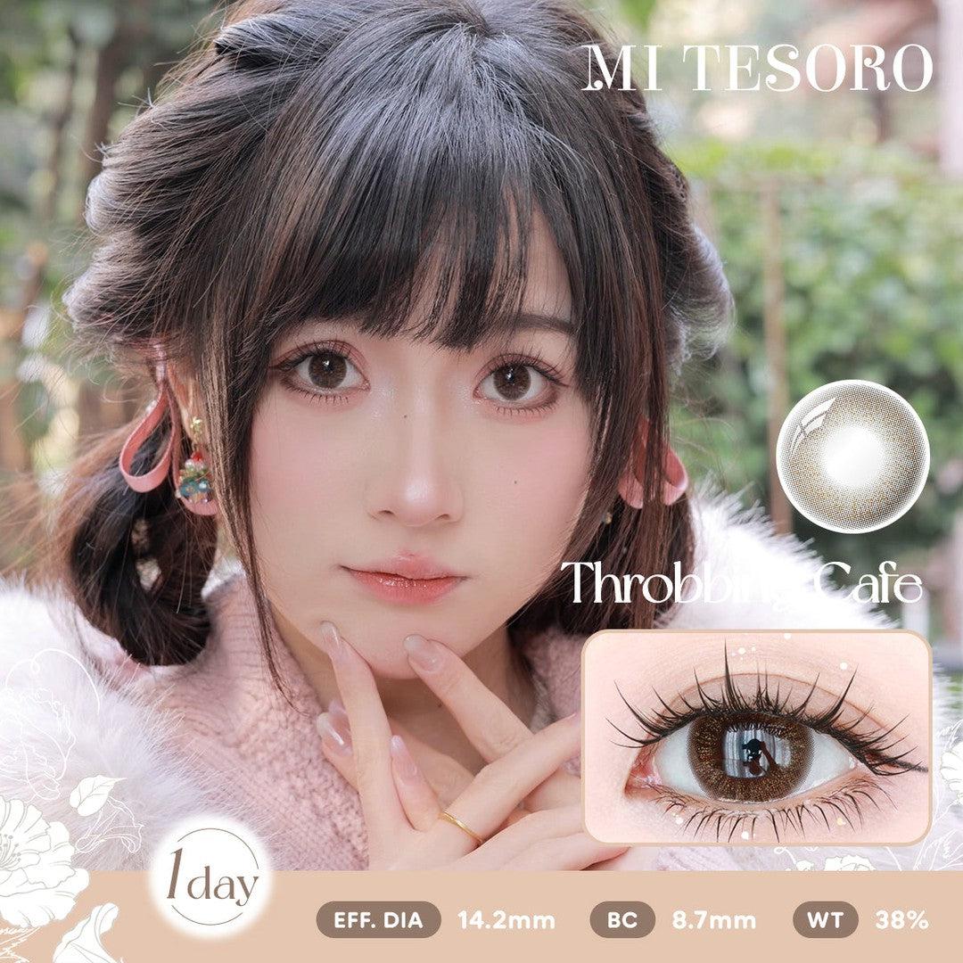Throbbing Cafe-Mi Tesoro 1 Day Color Con 10pcs (Eff dia:14.2mm)
