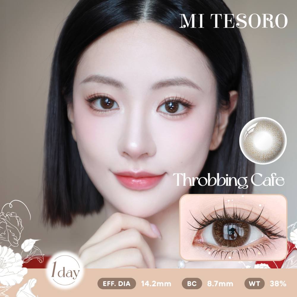 Throbbing Cafe-Mi Tesoro 1 Day Color Con 10pcs (Eff dia:14.2mm)