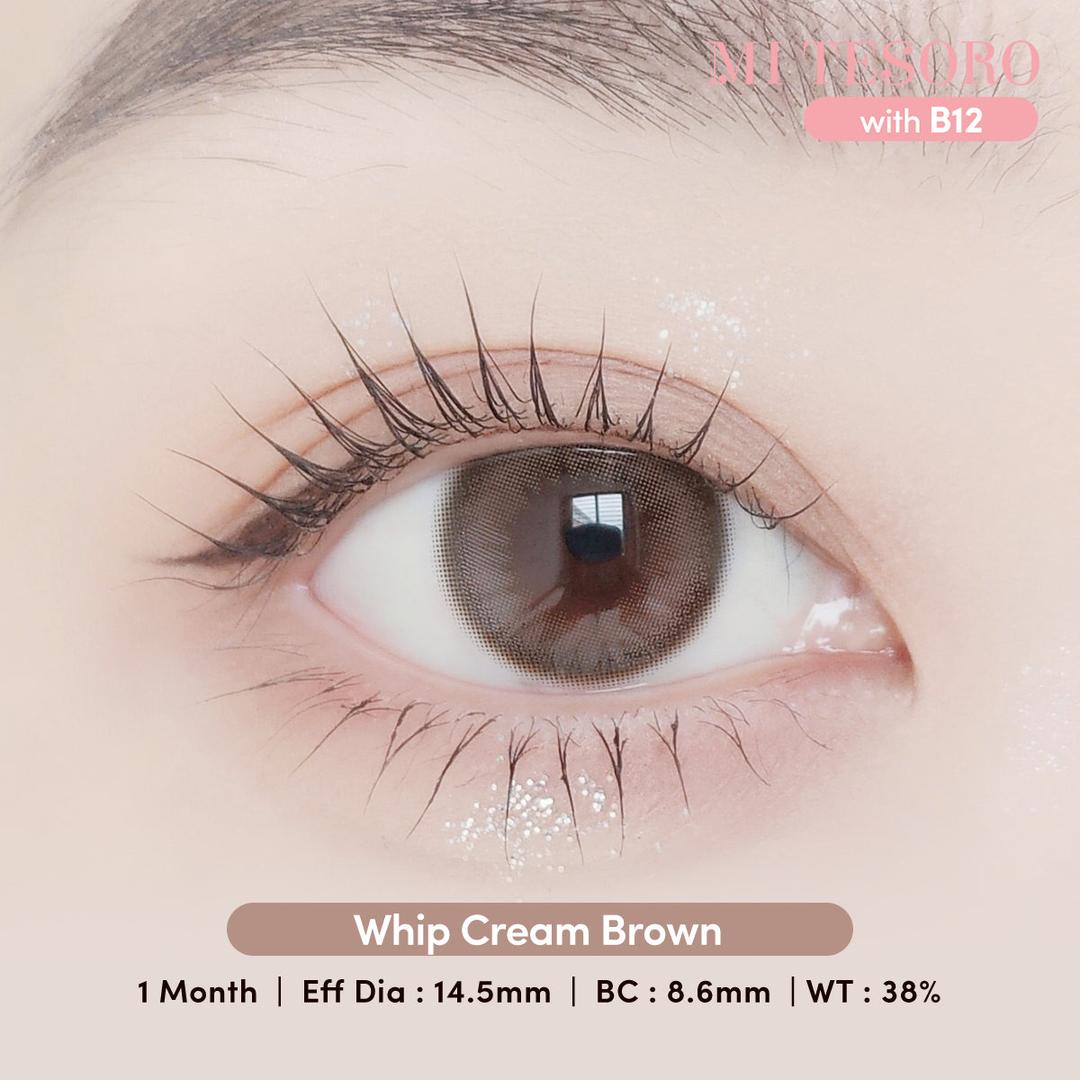 Whip Cream Brown-Mi Tesoro Monthly Color Con 2pcs