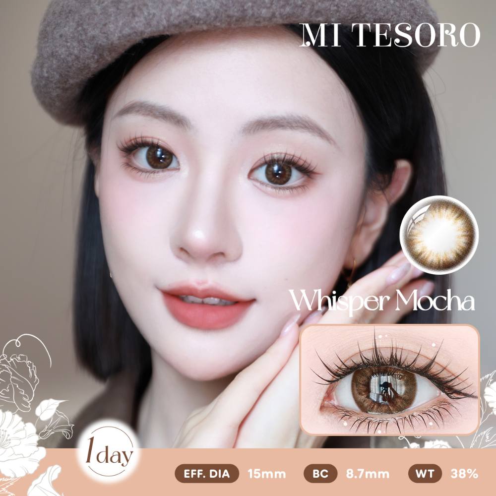 Whisper Mocha-Mi Tesoro 1 Day Color Con 10pcs (Eff dia:15mm)