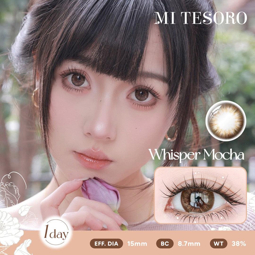 Whisper Mocha-Mi Tesoro 1 Day Color Con 10pcs (Eff dia:15mm)