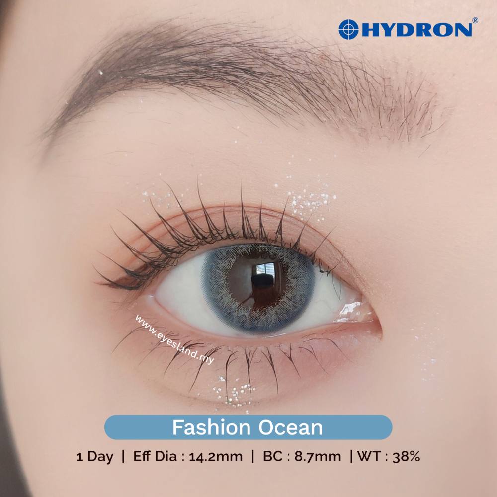 Fashion Ocean-Star Shine 1 Day Color Contact Lenses 10pcs (Eff dia:14.2mm)