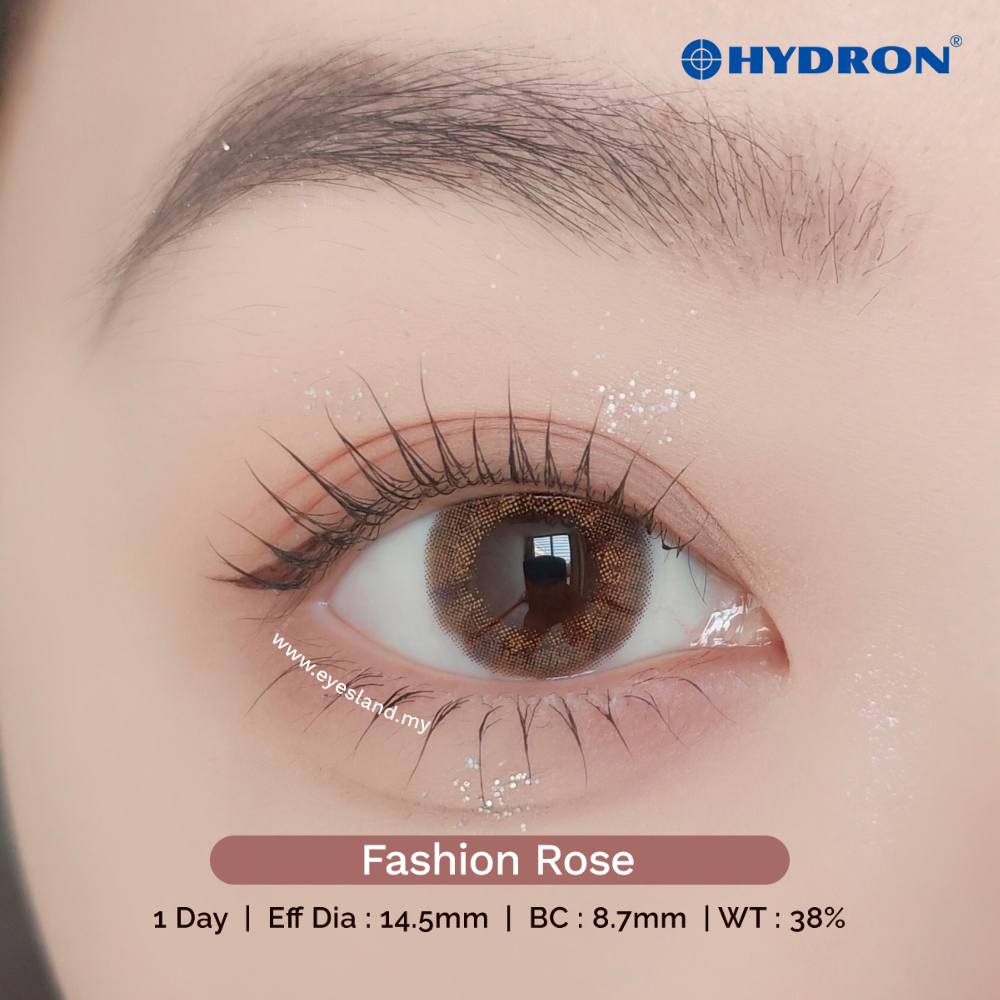 Fashion Rose-Star Shine 1 Day Color Contact Lenses 10pcs (Eff dia:14.5mm)