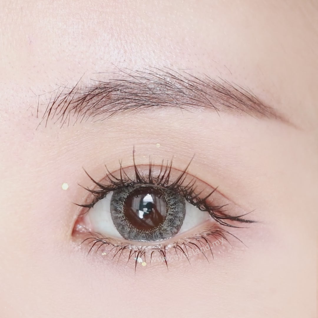 Soulmate Grey-Kira-Kira Monthly Color Lens 2pcs (Eff dia:14.5mm)