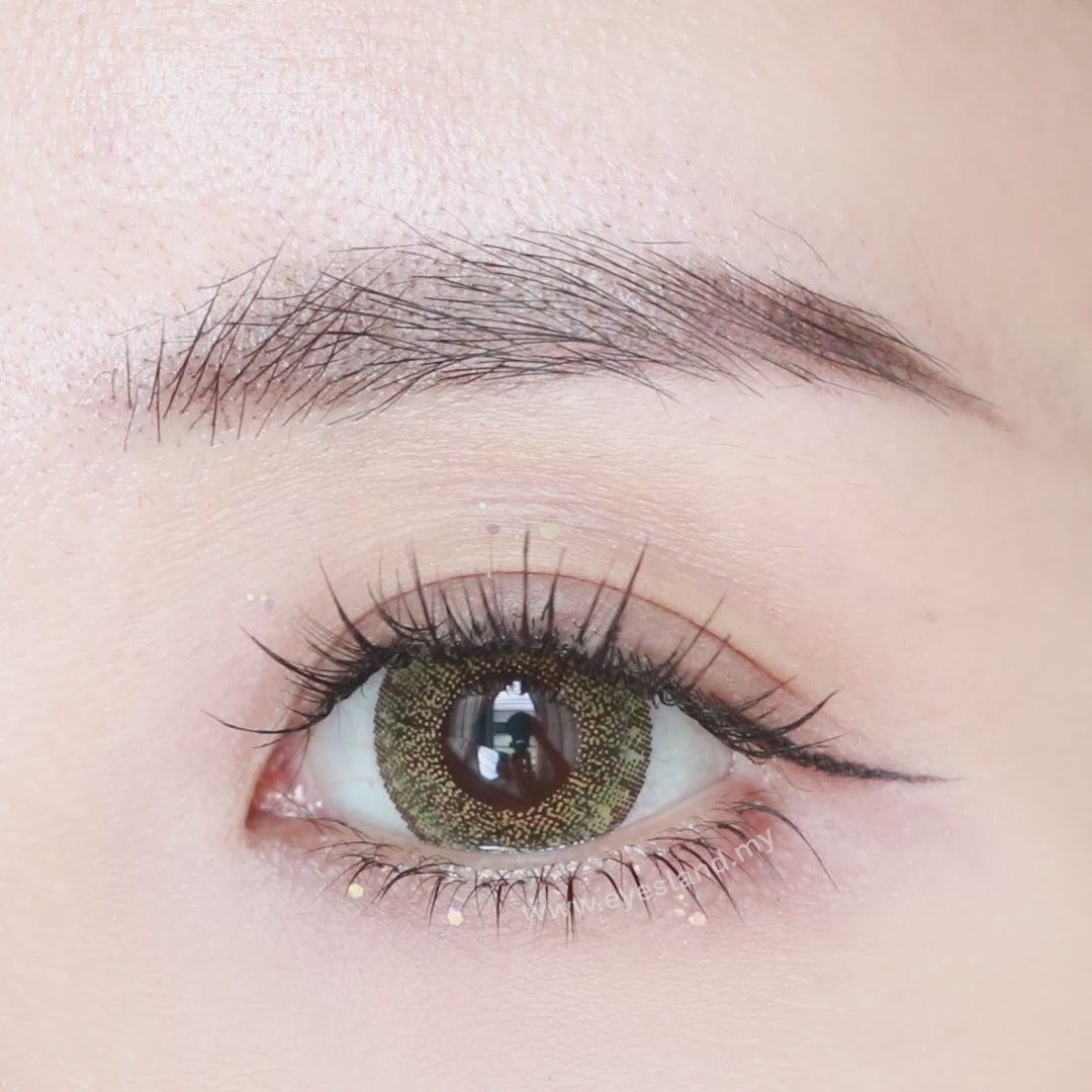 Shine Gold-Eye Secret 38% 3 Month Color Lens 2pcs (Eff dia:16mm)