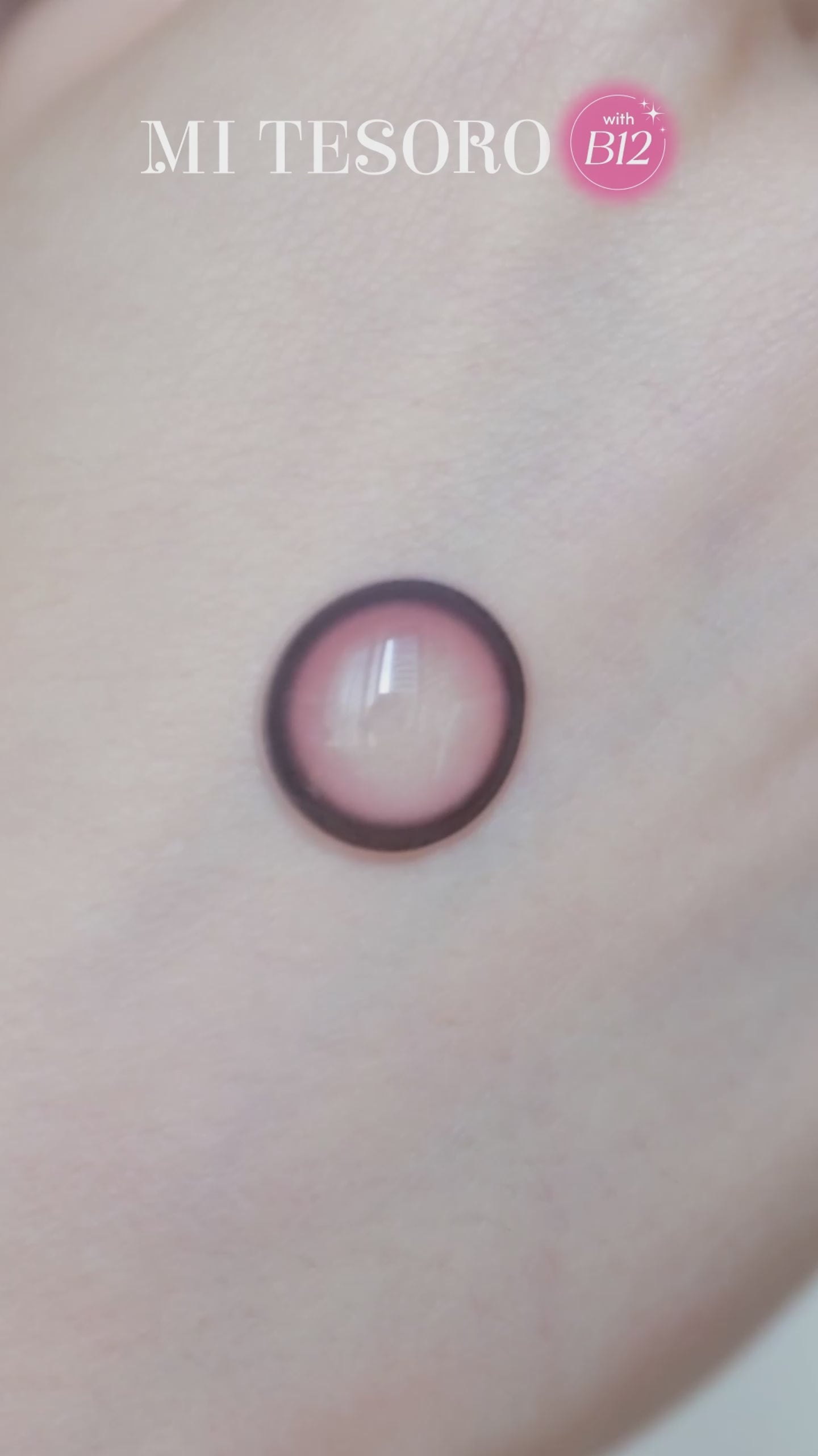 Mousse Pink-Mi Tesoro Monthly Color Con 2pcs (Eff dia:16mm)