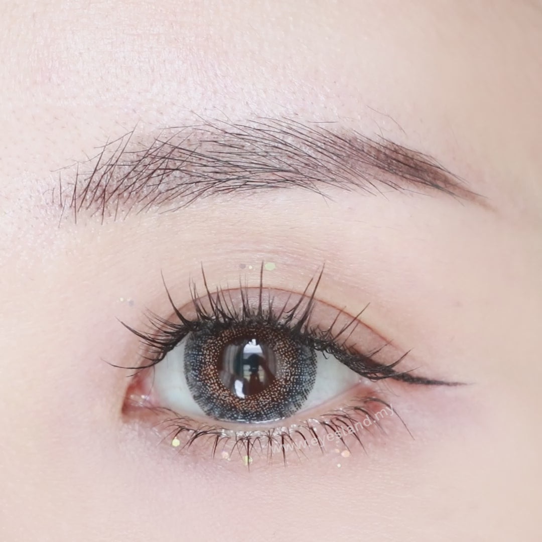 Shine Rome Grey-Eye Secret 38% 3 Month Color Lens 2pcs (Eff dia:15mm)