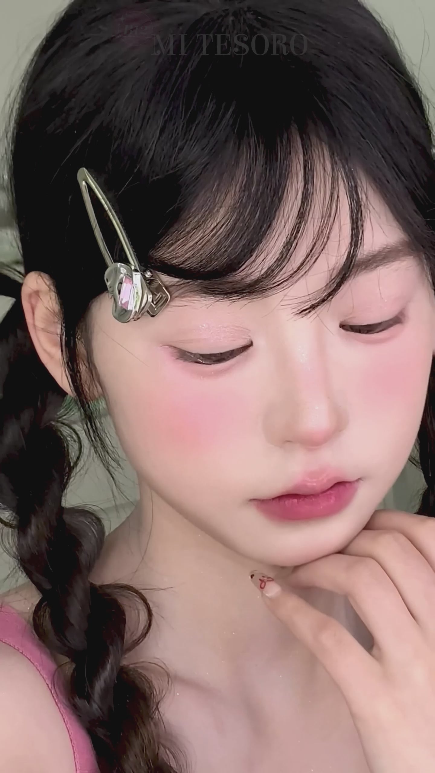 Whip Cream Grey-Mi Tesoro Monthly Color Con 2pcs(Eff dia:14.5mm)