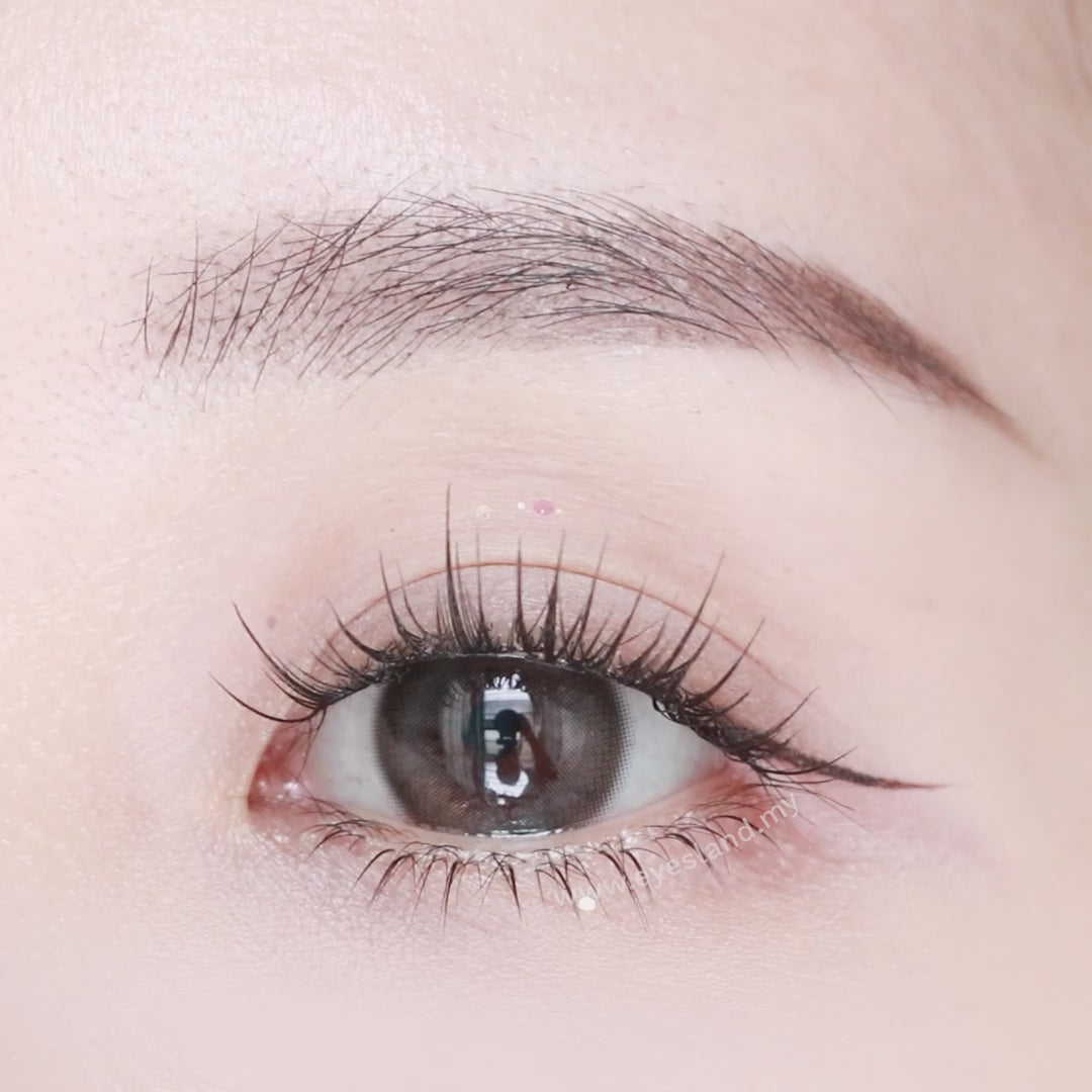 Whip Cream Grey-Mi Tesoro Monthly Color Con 2pcs(Eff dia:14.5mm)