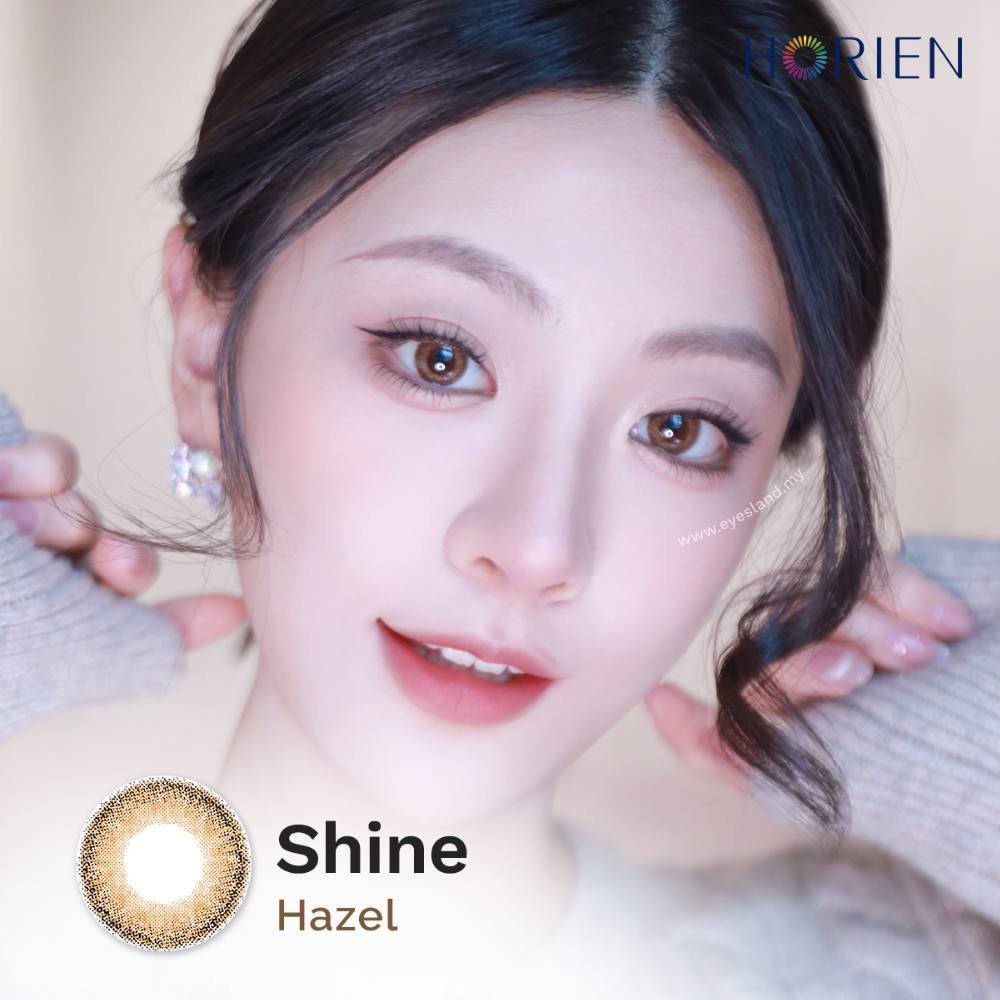 Shine Hazel-Eye Secret 38% 3 Month Color Lens 2pcs (Eff dia:14.2mm)