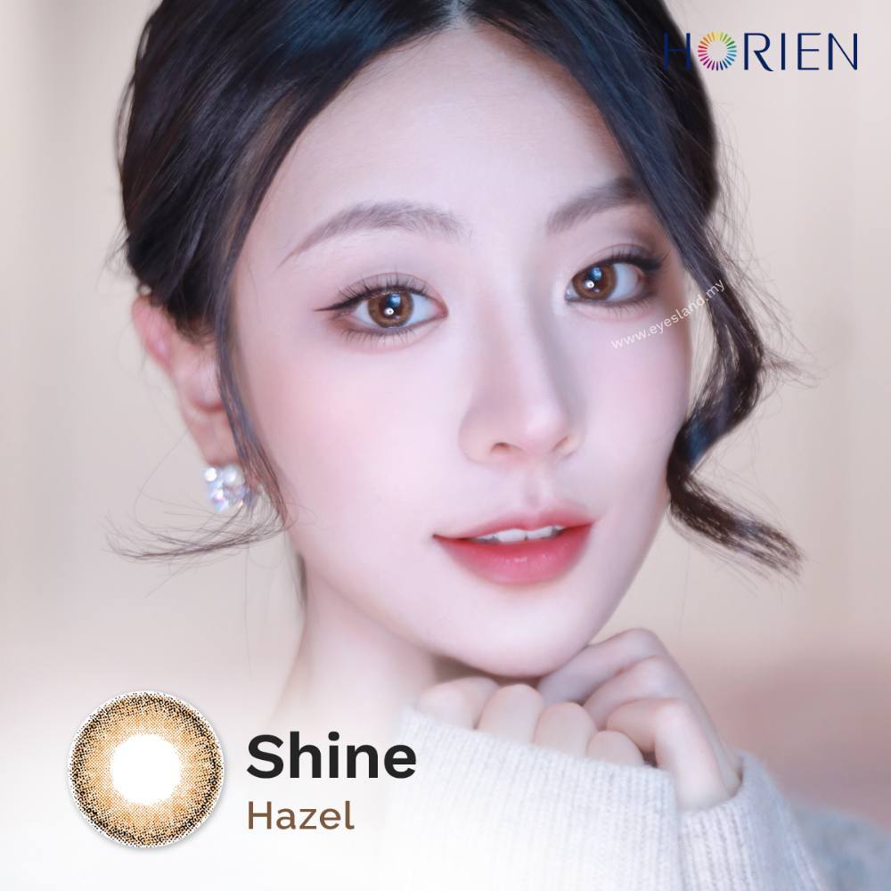 Shine Hazel-Eye Secret 38% 3 Month Color Lens 2pcs (Eff dia:14.2mm)