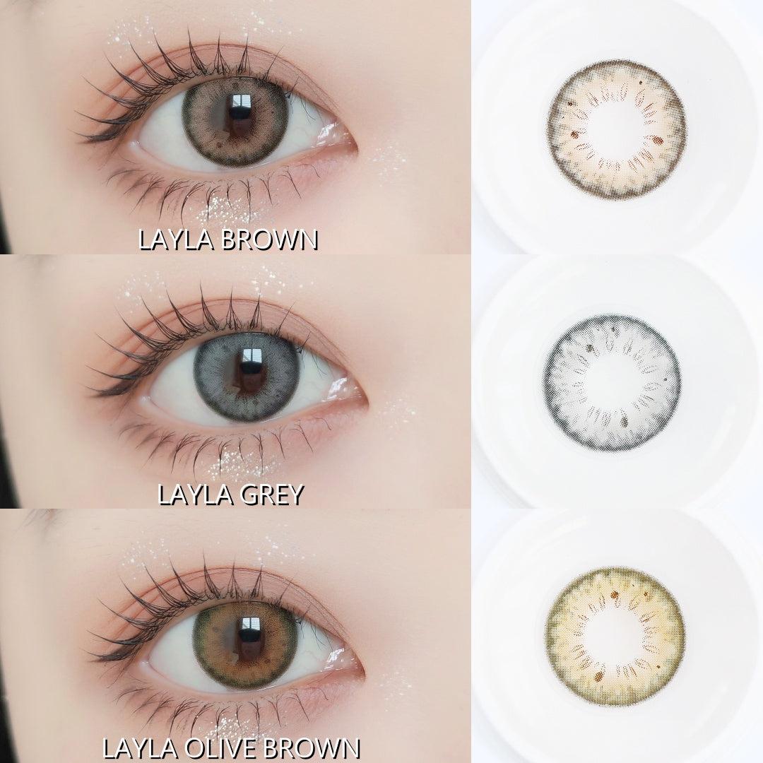Layla Olive Brown 16mm