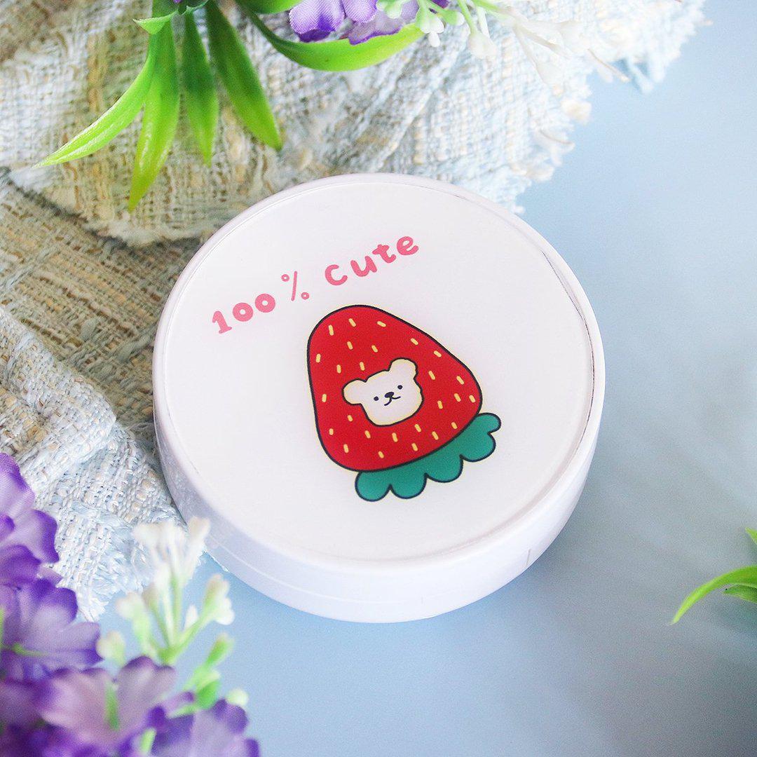 Rabbit Bear Design Round Lens Case Set *Random Design