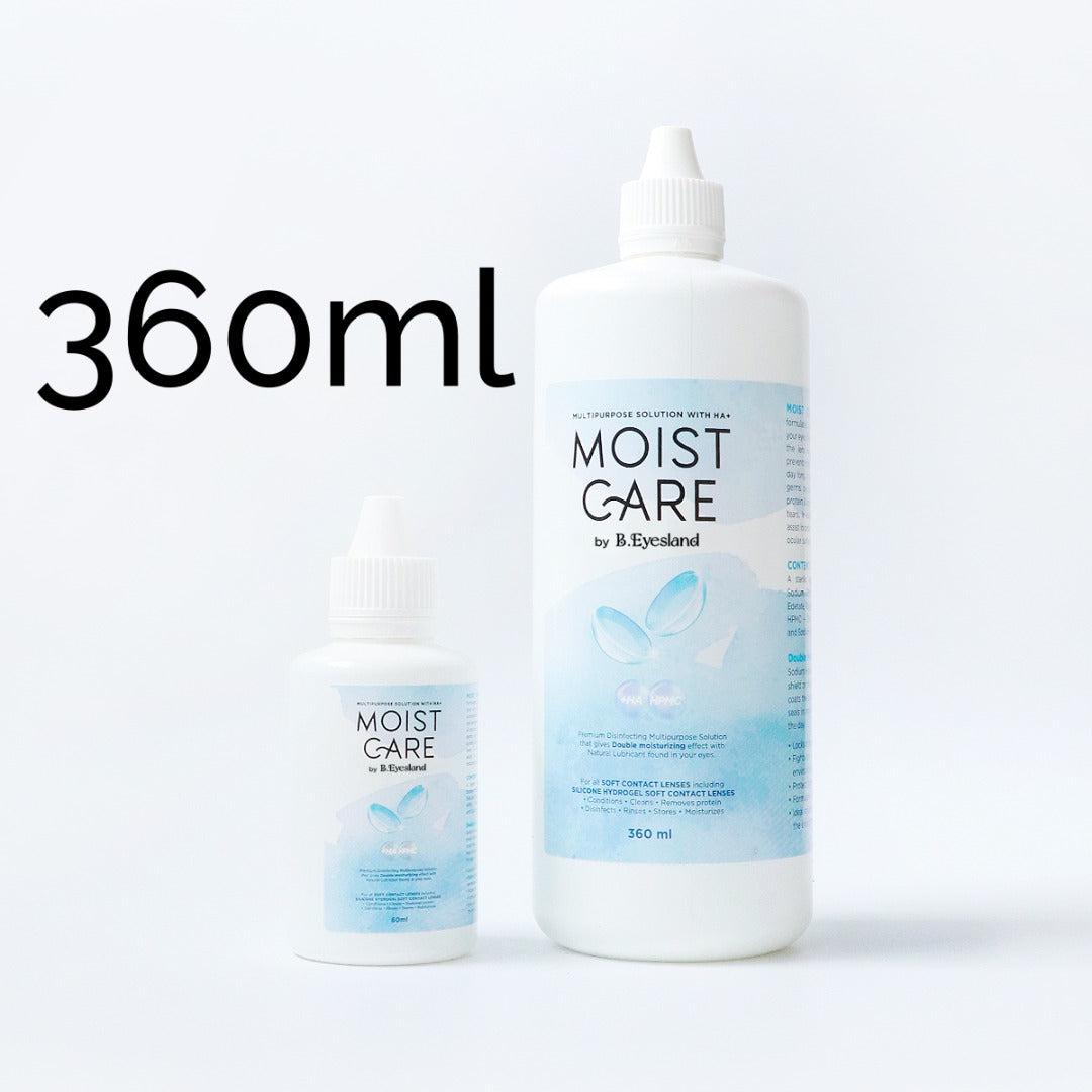 360ml/60ml Moist Care Contact Lens Solution *HA formula