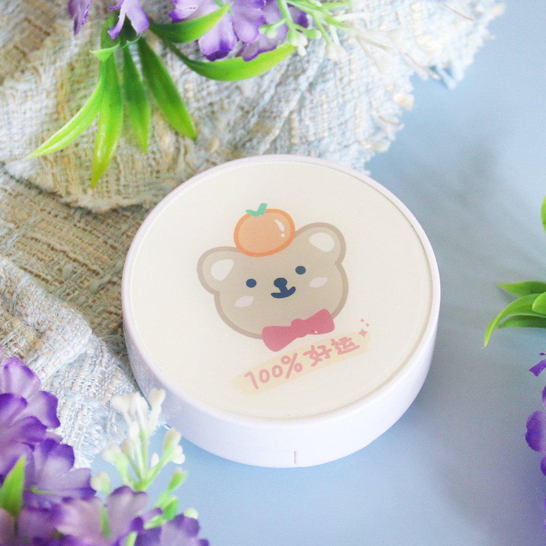 Rabbit Bear Design Round Lens Case Set *Random Design