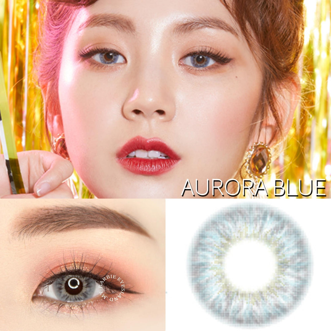 Aurora Blue 14.5mm-Contact Lenses-B. Eyesland Contact lens