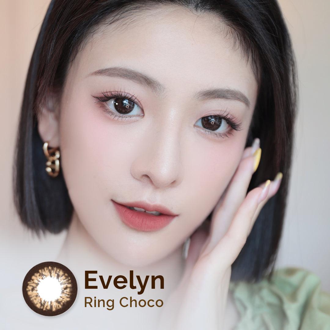 Evelyn Ring Choco 15mm