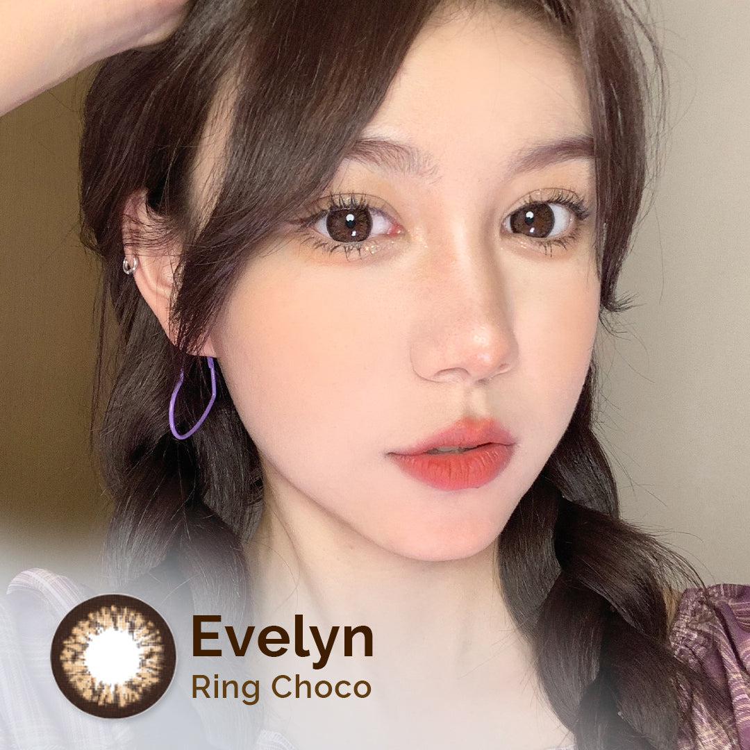 Evelyn Ring Choco 15mm