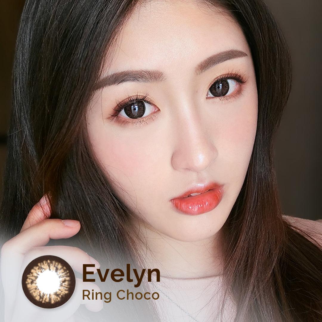 Evelyn Ring Choco 15mm