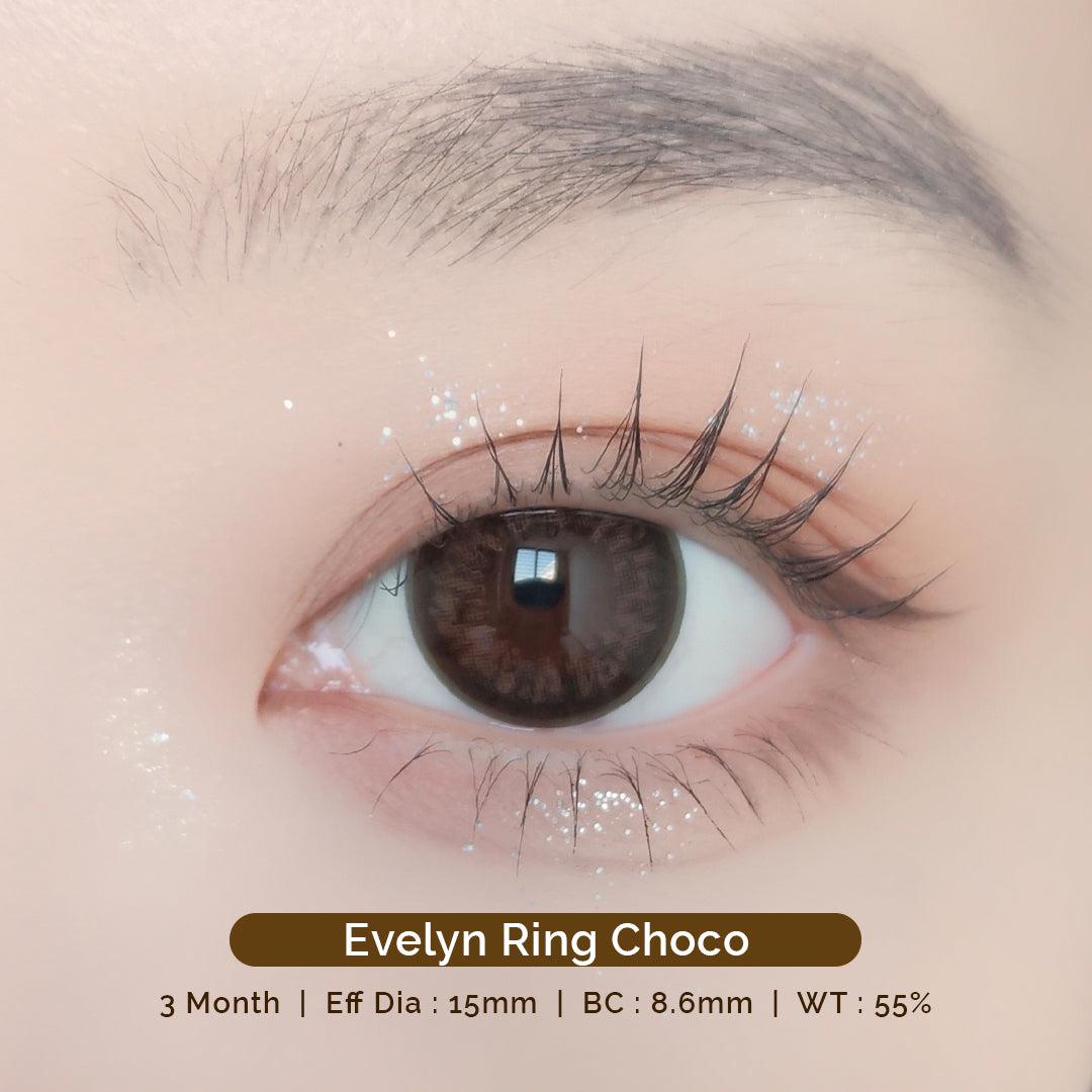 Evelyn Ring Choco 15mm