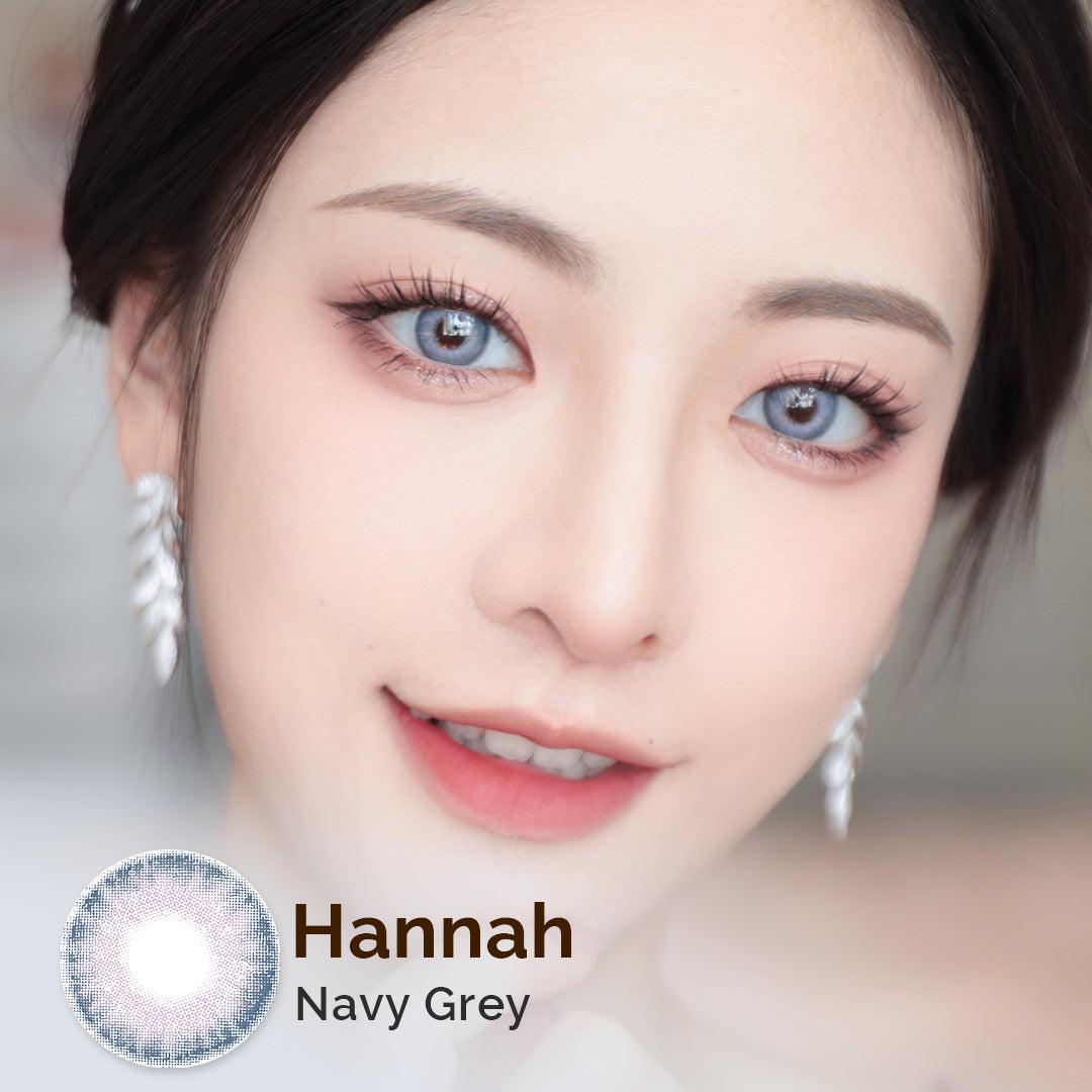 Hannah Navy Grey 15mm