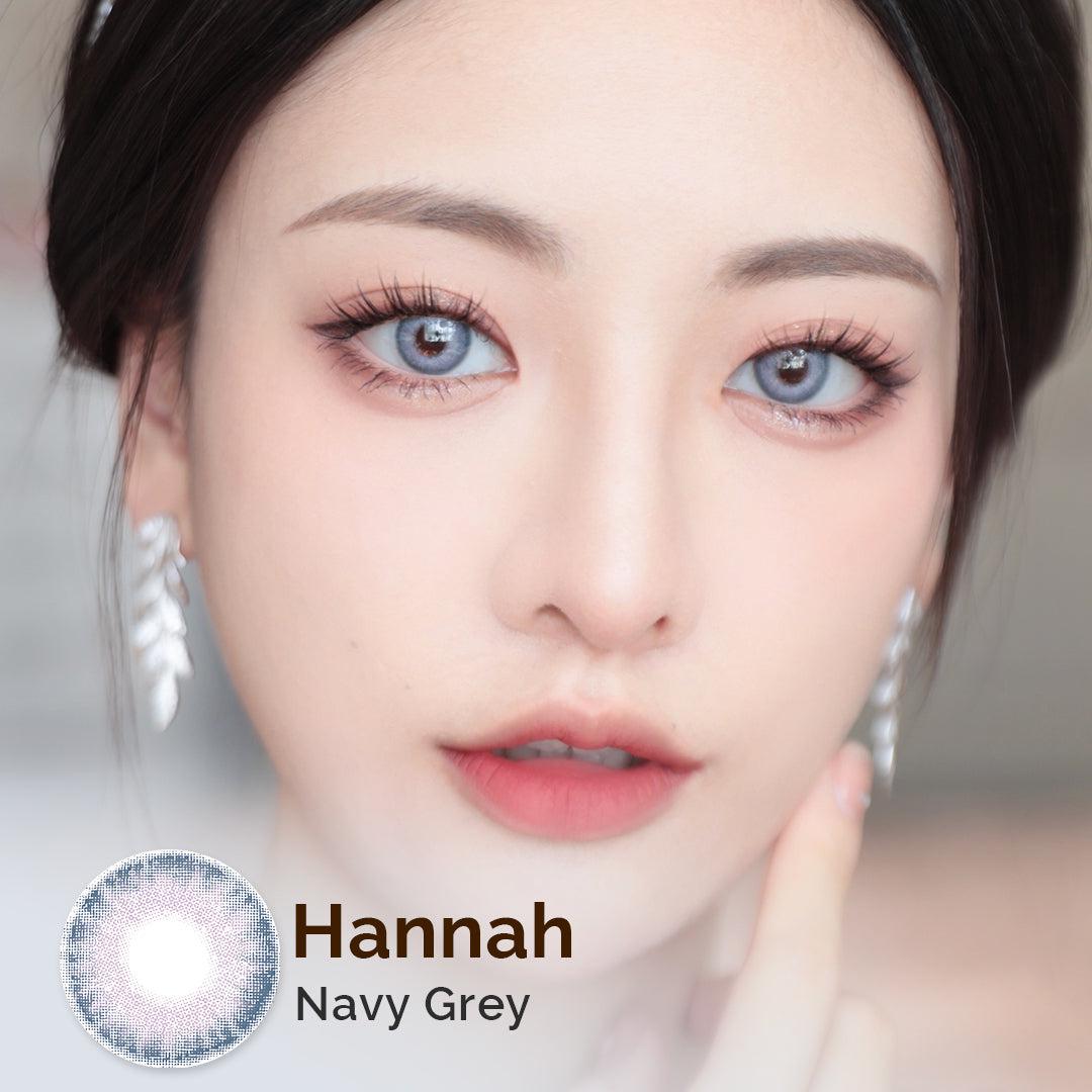 Hannah Navy Grey 15mm