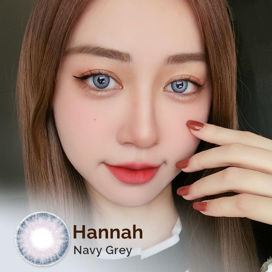 Hannah Navy Grey 15mm