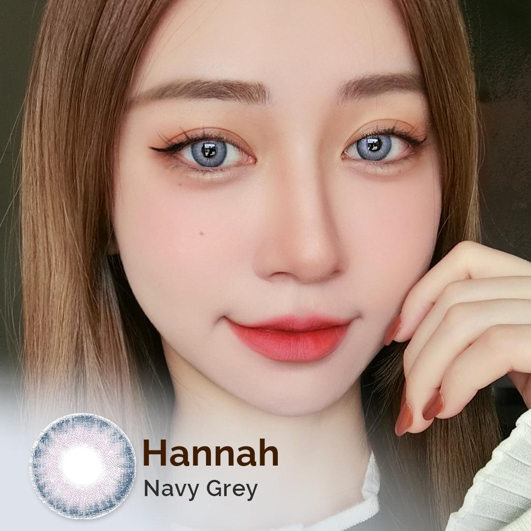 Hannah Navy Grey 15mm