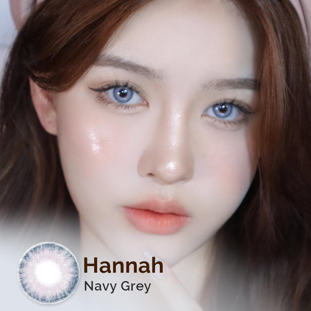 Hannah Navy Grey 15mm