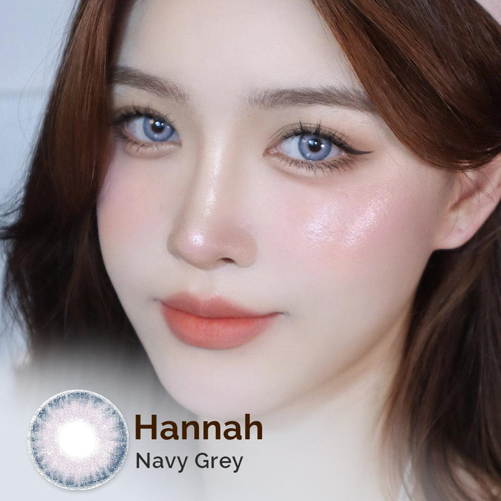 Hannah Navy Grey 15mm